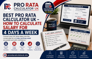 Read more about the article Best Pro Rata Calculator UK-How to Calculate Salary for 4 Days a Week