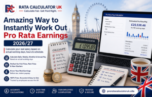 Read more about the article Free Rata Calculator UK-Amazing Way to Instantly Work Out Pro Rata Earnings (2026/27)