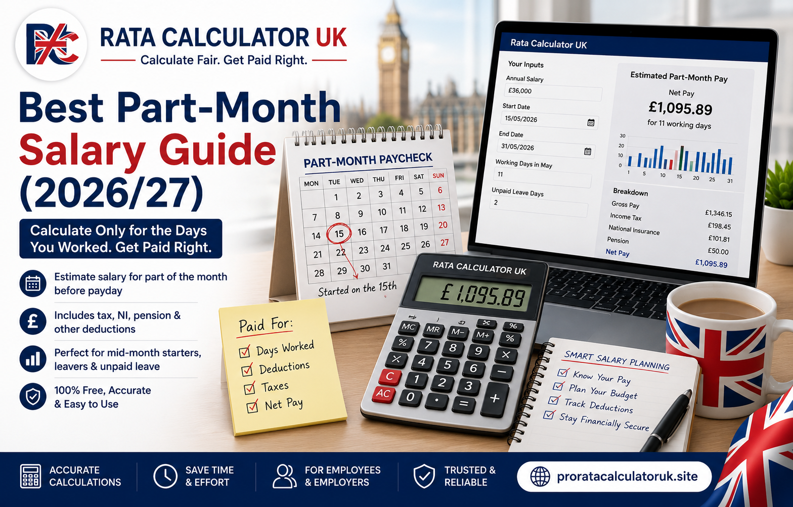 You are currently viewing Rata Calculator UK-Best Part-Month Salary Guide (2026/27)