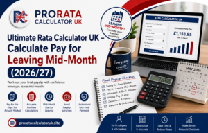 Read more about the article Ultimate Rata Calculator UK – Calculate Pay for Leaving Mid-Month (2026/27)