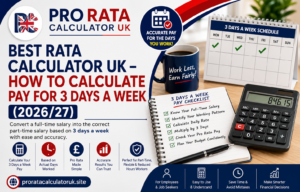 Read more about the article Best Rata Calculator UK – How to Calculate Pay for 3 Days a Week (2026/27)