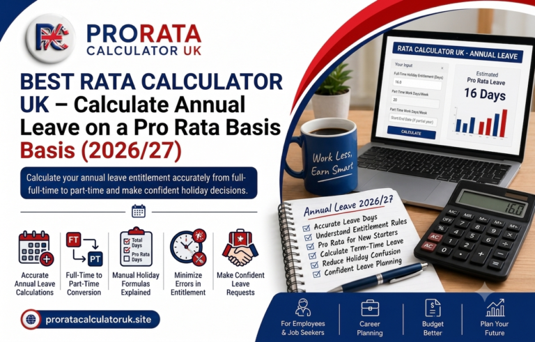 Best Rata Calculator UK – Calculate Annual Leave on a Pro Rata Basis (2026/27)