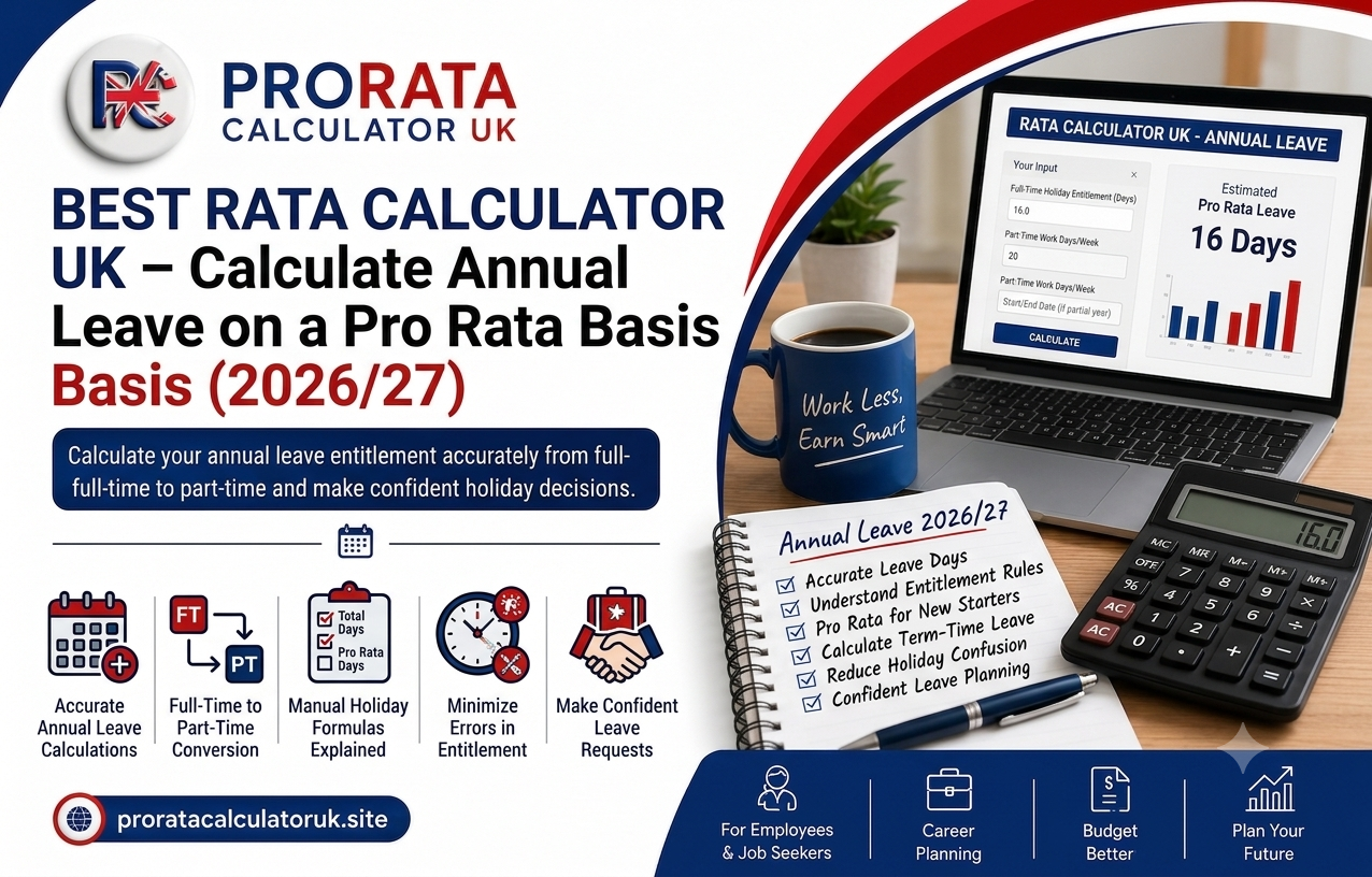 Read more about the article Best Rata Calculator UK – Calculate Annual Leave on a Pro Rata Basis (2026/27)