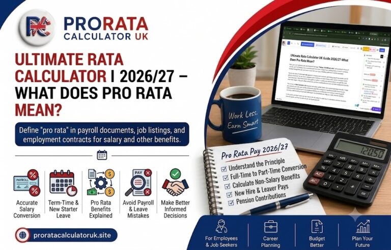 Rata Calculator UK