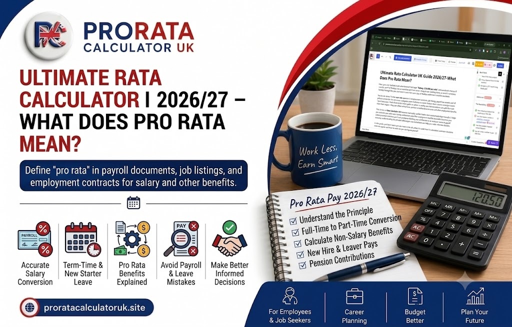You are currently viewing Ultimate Rata Calculator UK Guide 2026/27-What Does Pro Rata Mean?