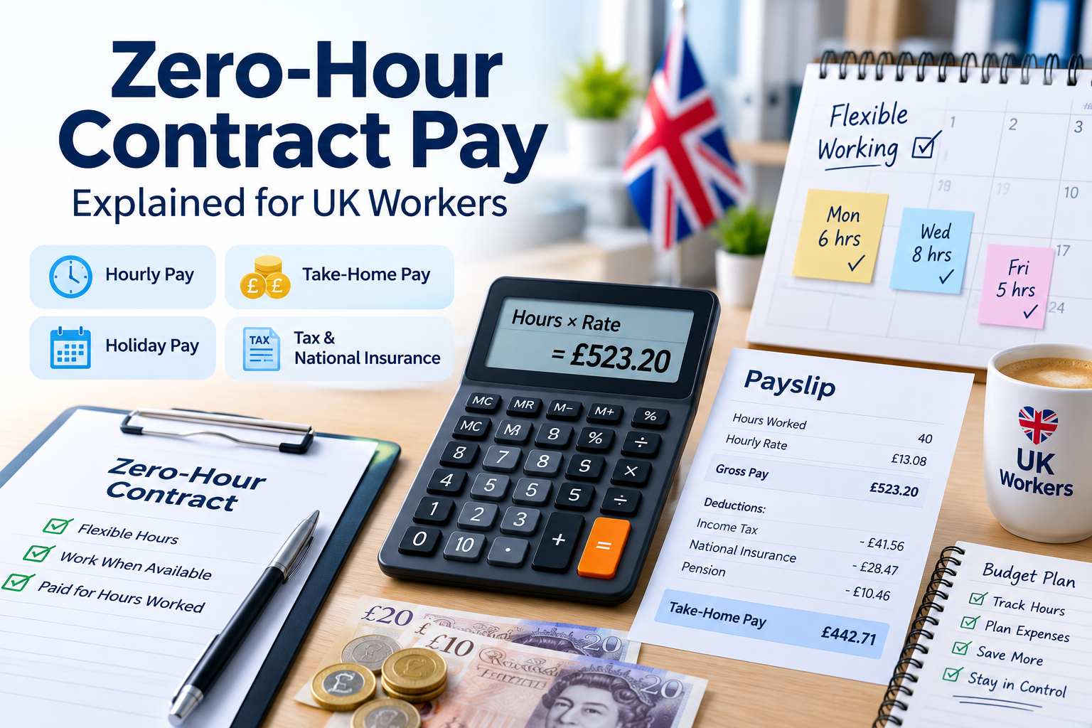You are currently viewing Rata Calculator UK- Zero-Hour Contract Pay Explained