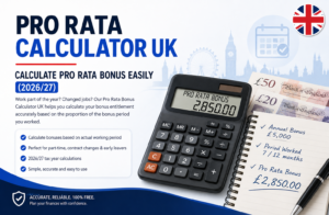 Read more about the article Pro Rata Calculator UK – Calculate Pro Rata Bonus Easily (2026/27)